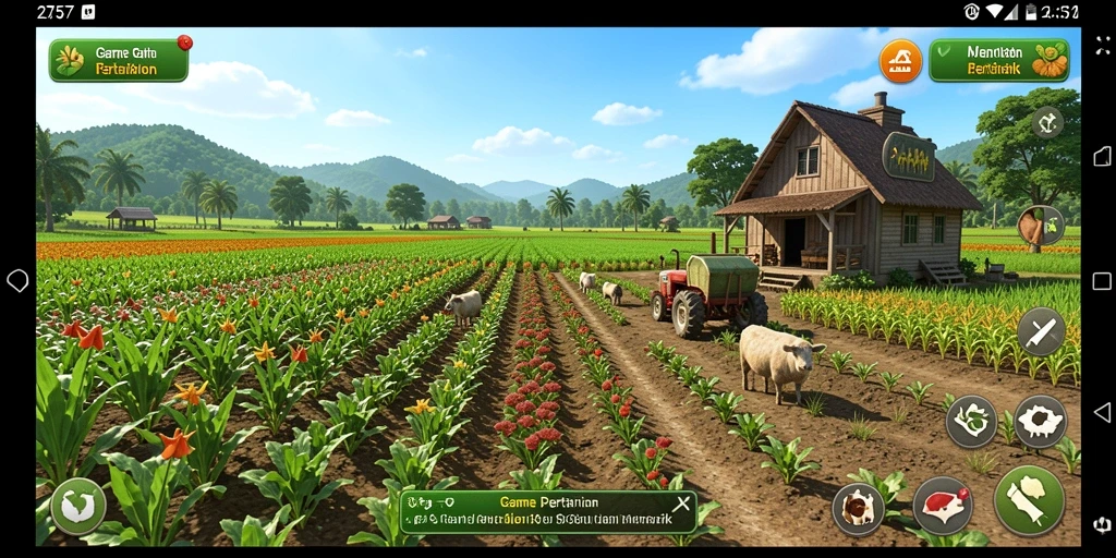 Tampilan screenshot 2757 menampilkan gameplay bercocok tanam yang menarik.