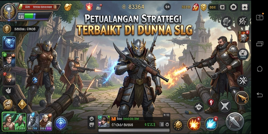 Tampilan menarik dari gameplay SLG yang mendebarkan.