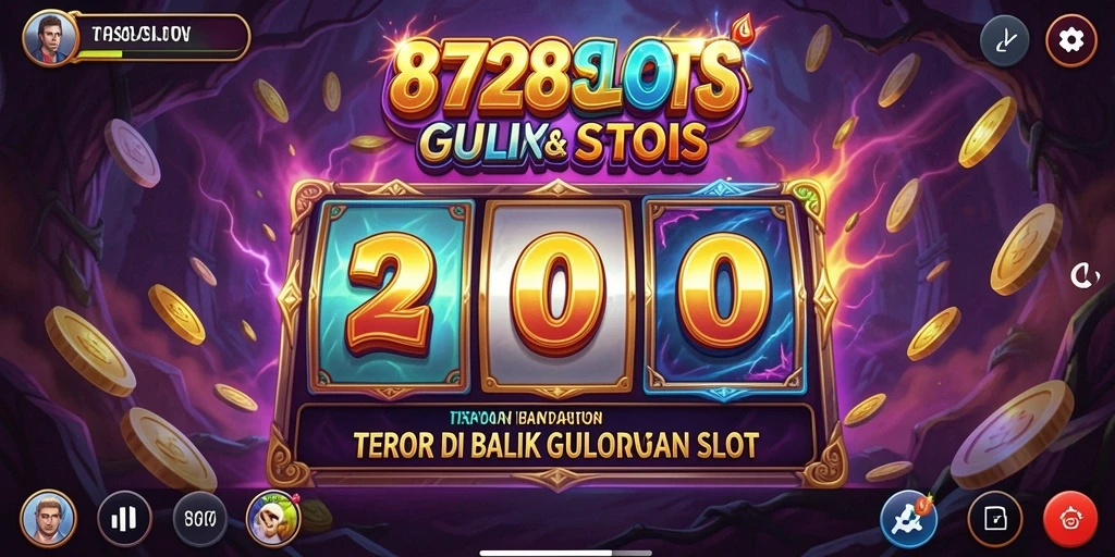Screenshot gameplay menakutkan dari 8728SLOTS menghadirkan suasana horor yang mendalam.