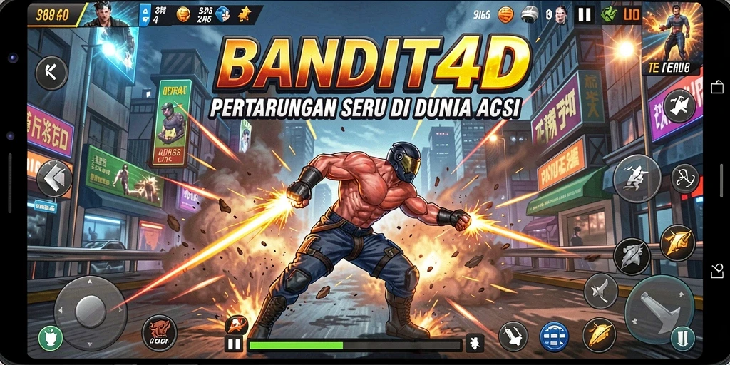 Gameplay BANDIT4D yang penuh aksi dan petualangan mendebarkan.