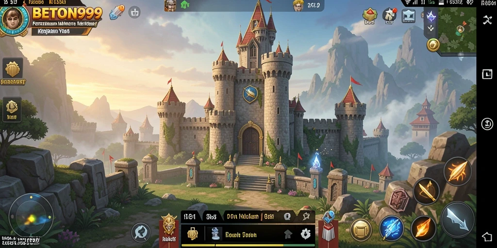 Gameplay seru BETON999 dalam Tower Defense.