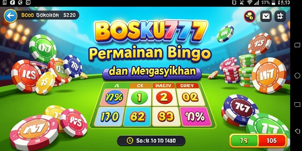 Screenshot gameplay BOSKU777 dengan suasana Bingo yang mendebarkan.