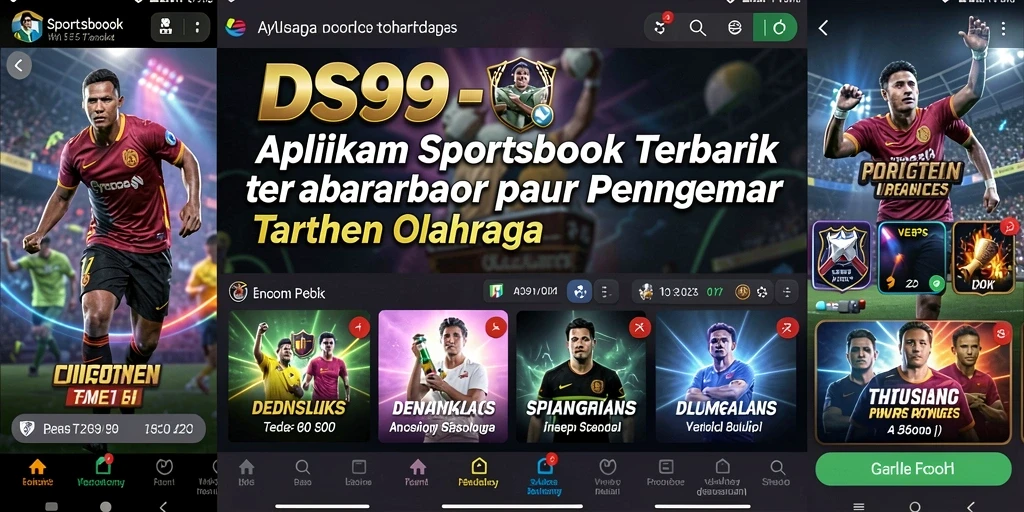 Screenshot DS99 menampilkan papan taruhan olahraga yang menarik dan interaktif.