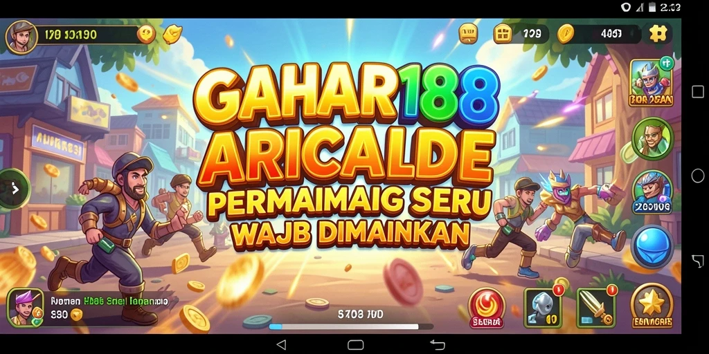 Tangkapan layar GAHAR188 menampilkan aksi seru dalam gameplay Arcade.