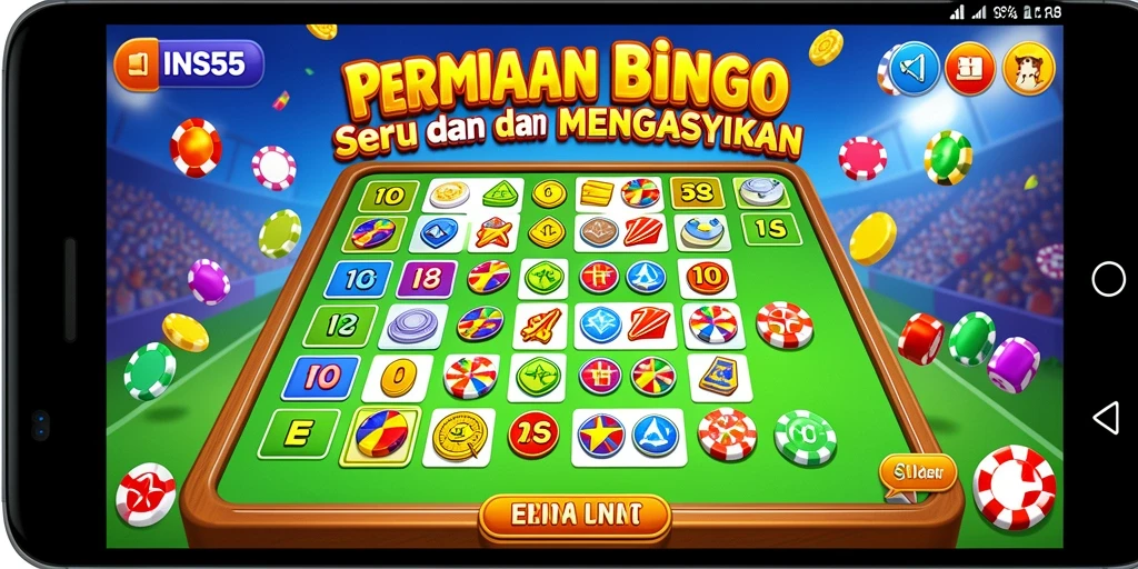 Screenshot dari gameplay seru dalam permainan Bingo INS55.