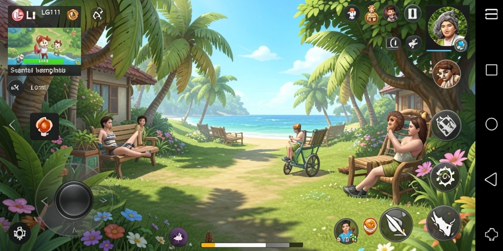 Tampilan gameplay LG111 yang menarik dan penuh warna.