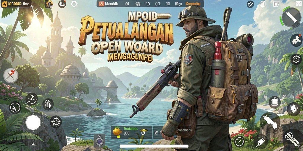 Tangkapan layar MPOID menampilkan petualangan seru di dunia terbuka.