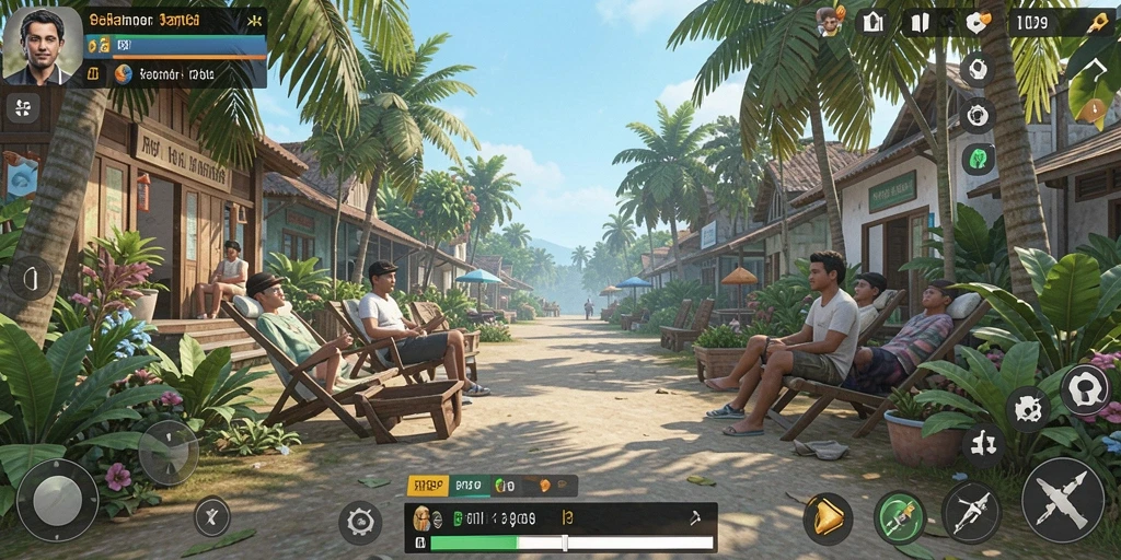 Tampilan gameplay menarik RP99 dengan karakter yang lucu.