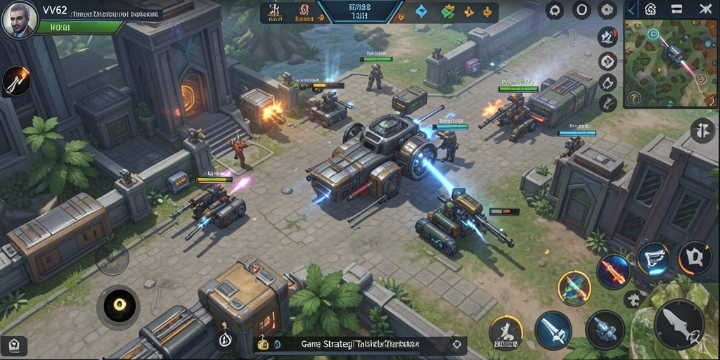 Tampilan gameplay <strong>VV62</strong> yang menawan dengan pertempuran strategi dinamis.